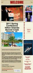Custom Website for Meetings and Events